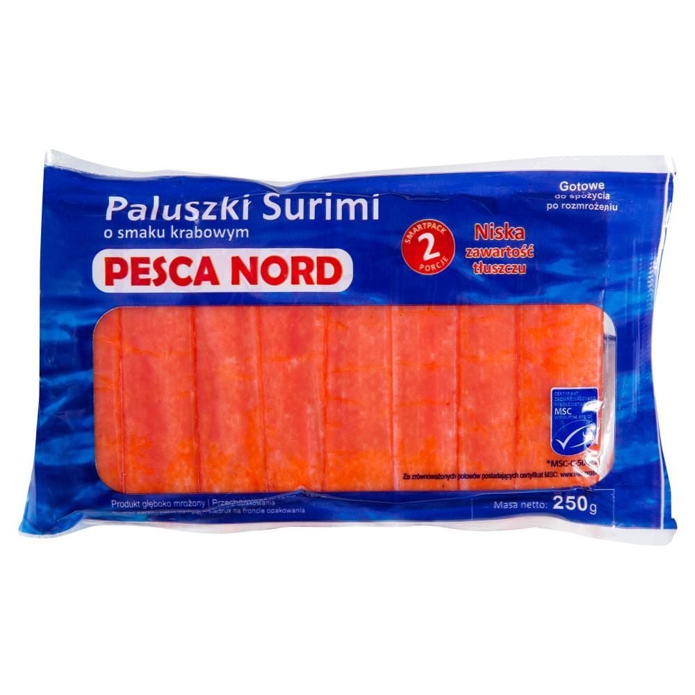 Pesca Nord Paluszki surimi o smaku krabowym 250 g