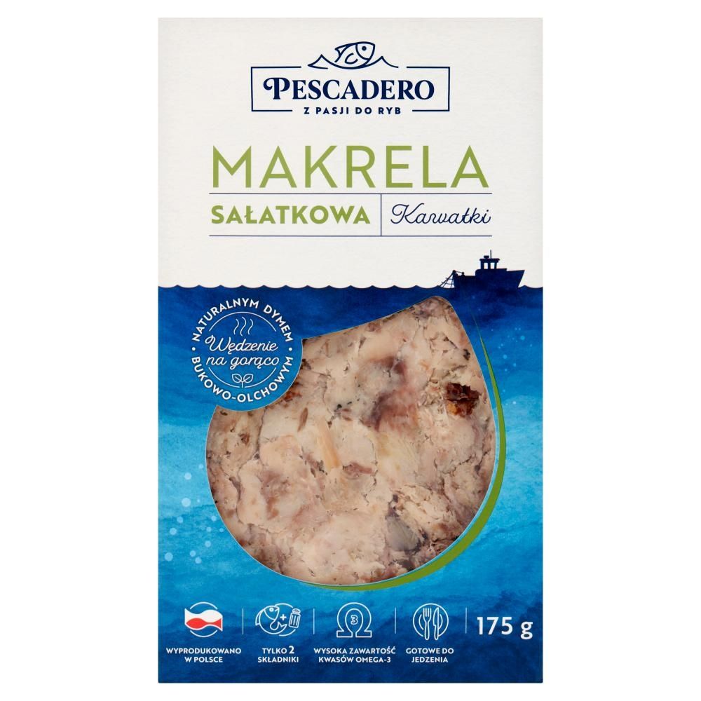 Pescadero Makrela sałatkowa kawałki 175 g