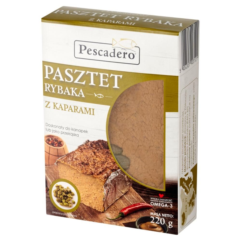 Pescadero Pasztet rybaka z kaparami 220 g