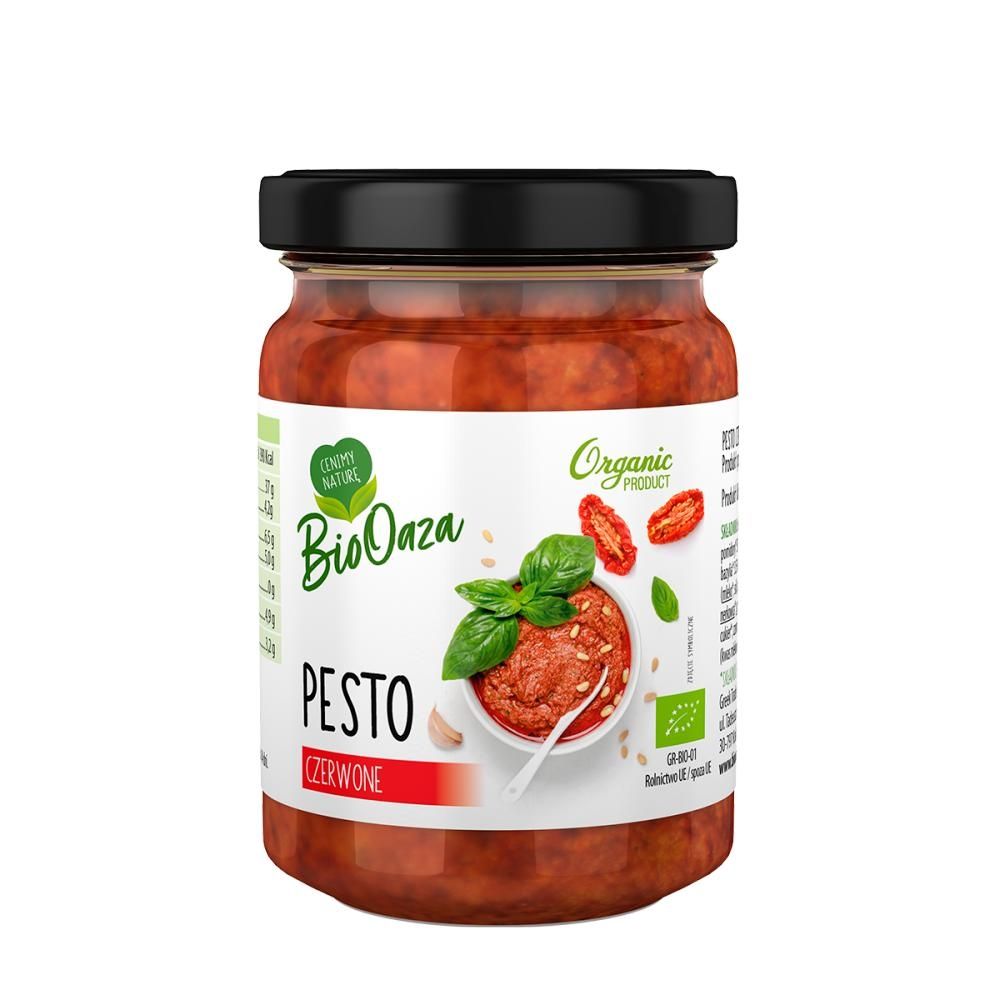 Pesto czerwone 140 g Biooaza