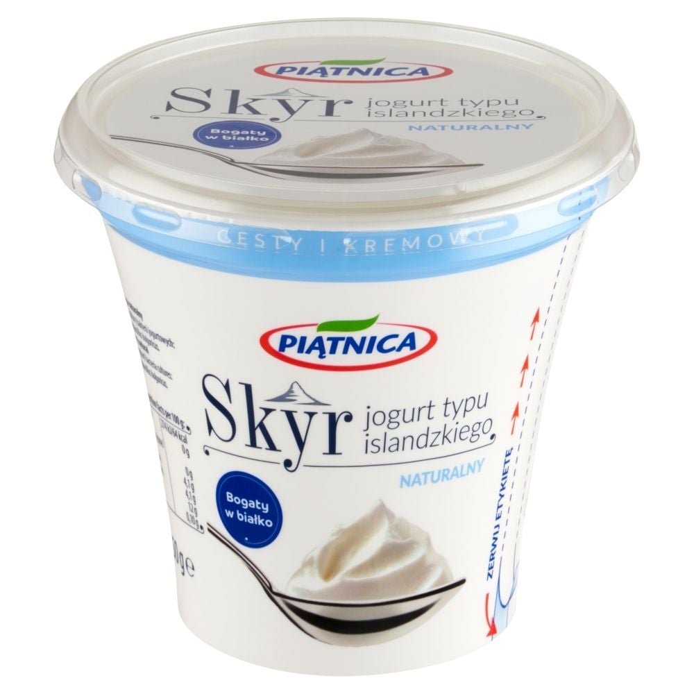 Pi Tnica Skyr Jogurt Typu Islandzkiego Naturalny G Zakupy Online Z Dostaw Do Domu