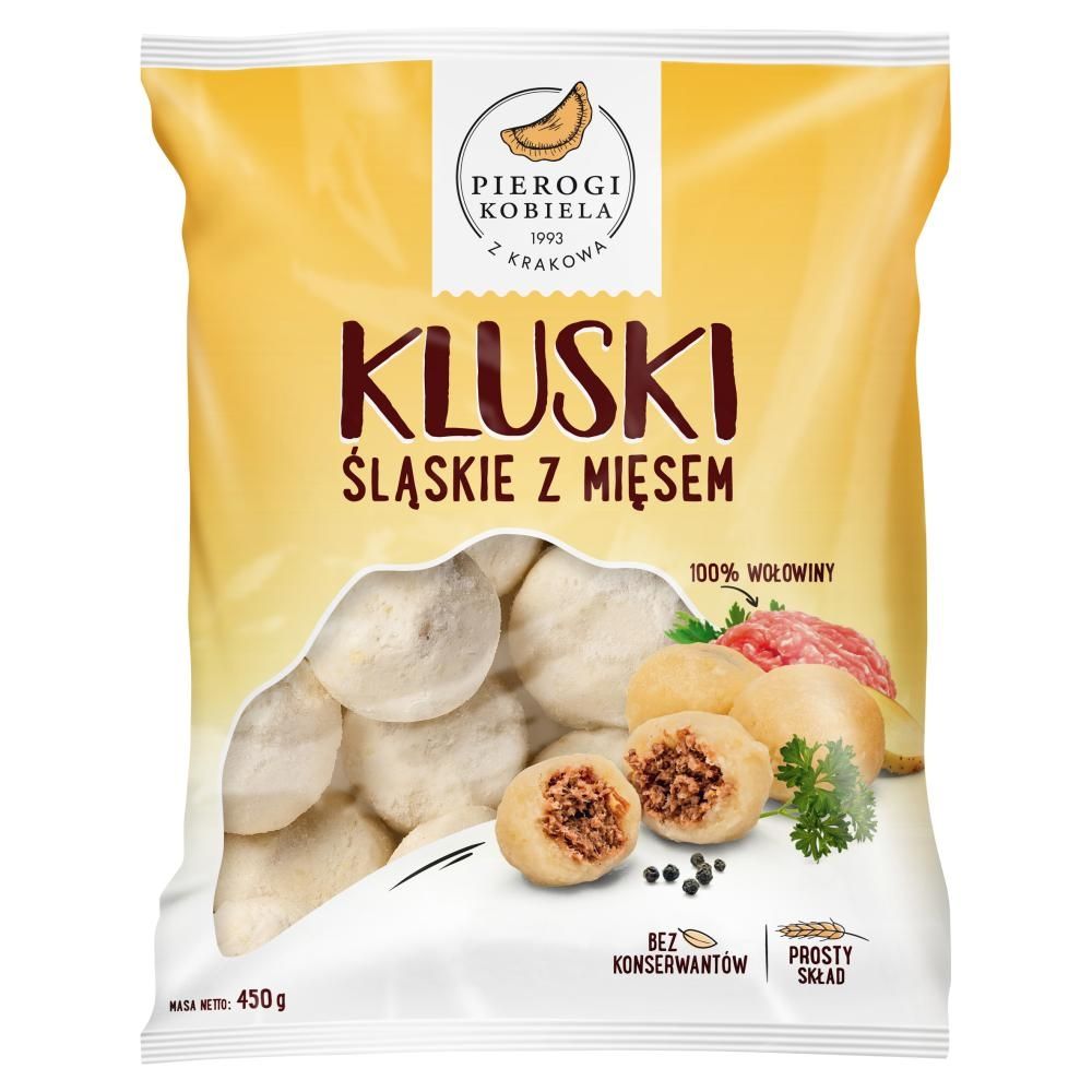 Pierogi Kobiela Kluski śląskie z mięsem 500 g