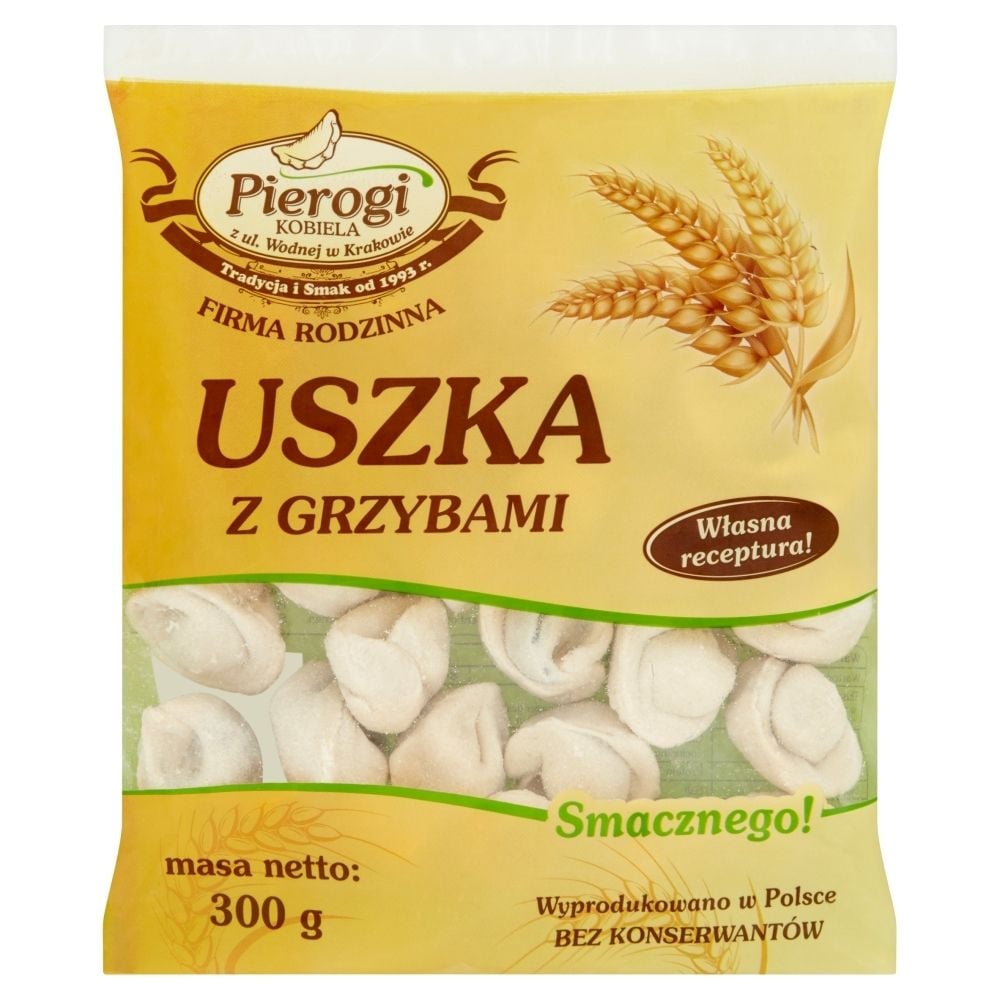 Pierogi Kobiela Uszka z grzybami 300 g