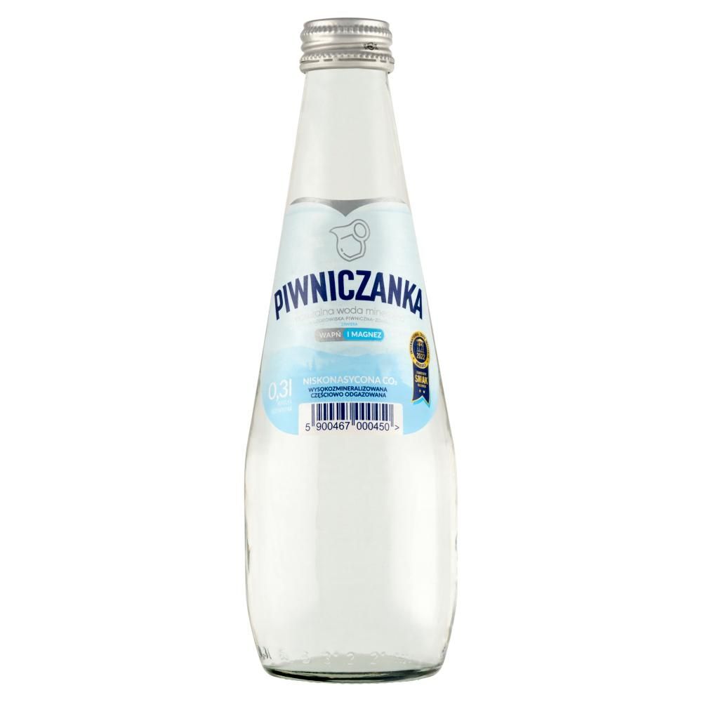 Piwniczanka Naturalna woda mineralna niskonasycona CO₂ 0,3 l