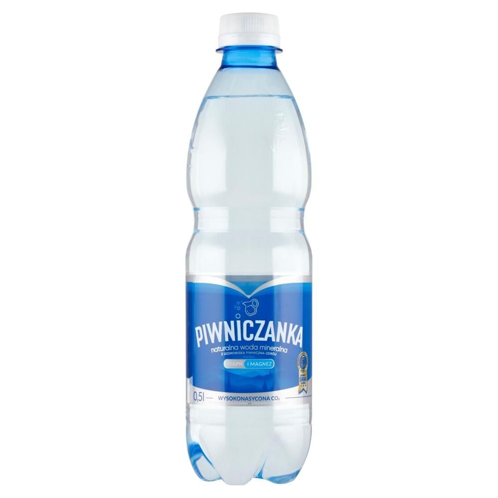 Piwniczanka Naturalna woda mineralna wysokonasycona CO₂ 0,5 l