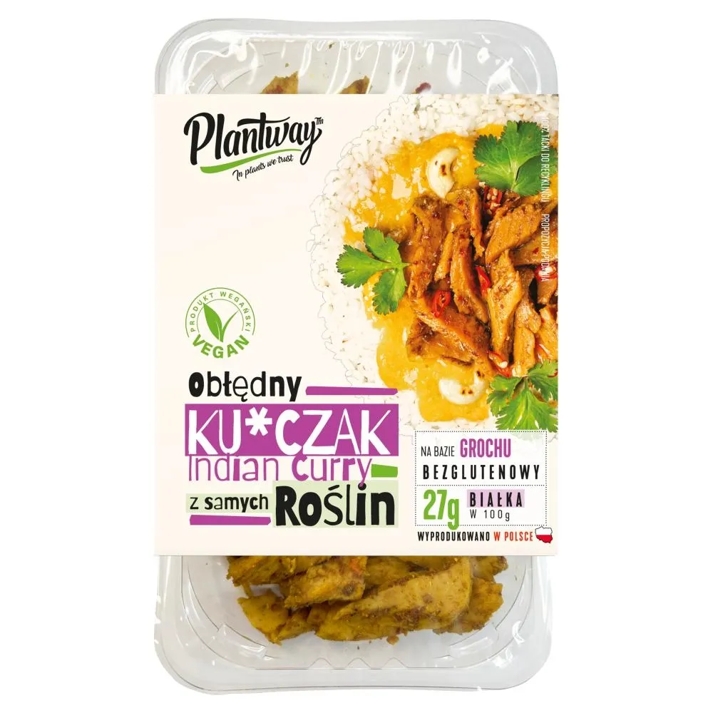 Plantway Kurczak roślinny indian curry 160 g