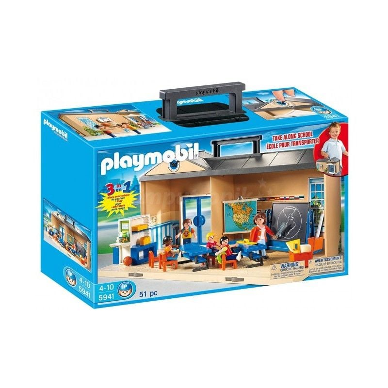 Playmobil CITY LIFE Zestaw przenośna szkoła