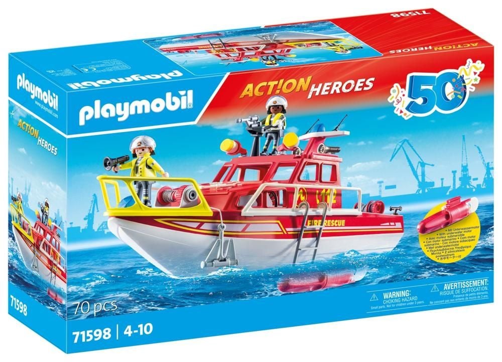 Playmobil Łódź ratownicza straży pożarnej