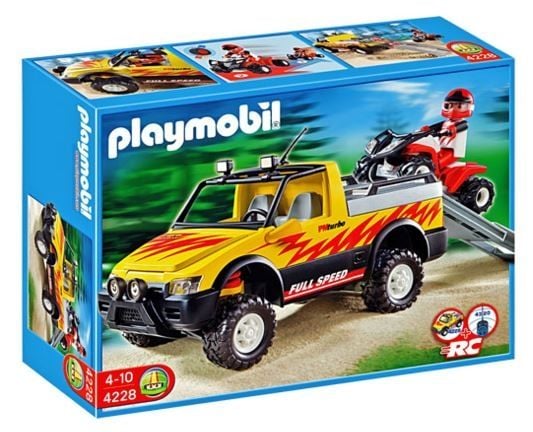 Playmobil Pick-up z quadem wyścigowym 4228