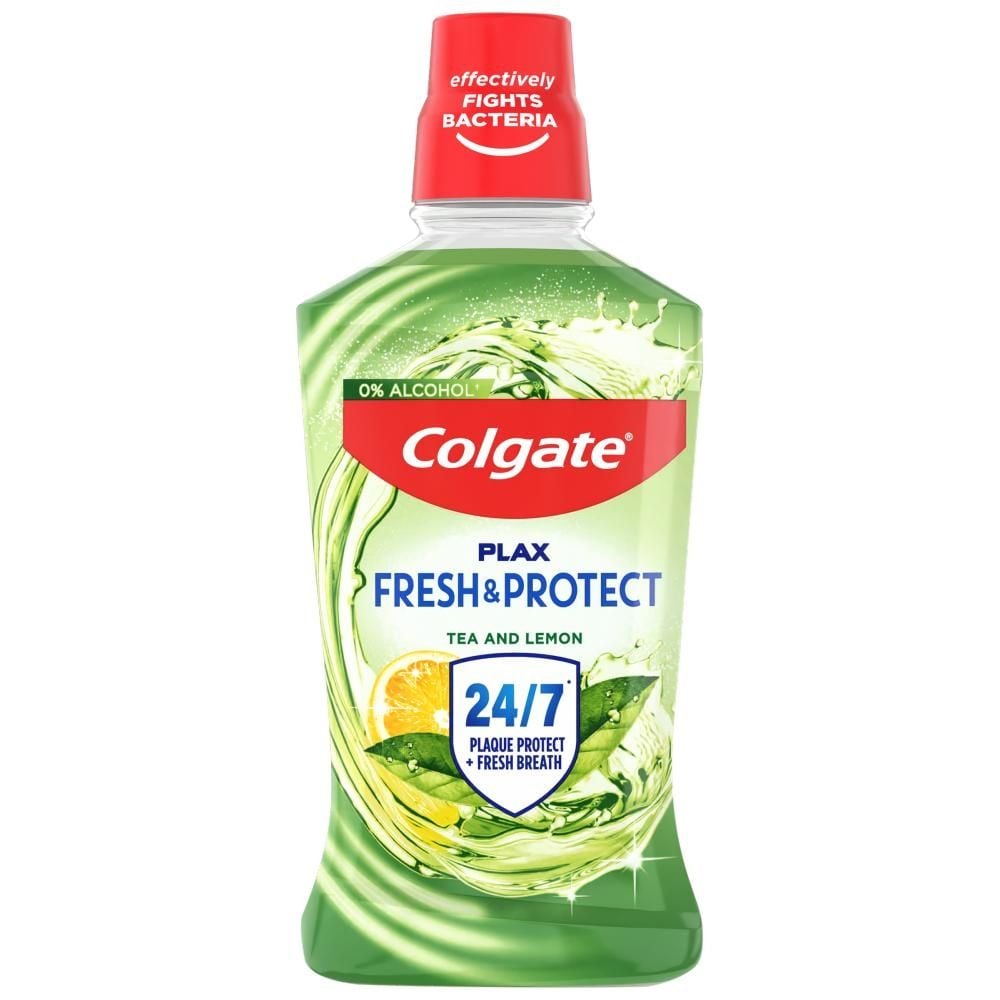 Płyn do płukania jamy ustnej Colgate Plax Herbal Fresh o smaku zielonej herbaty i cytryny