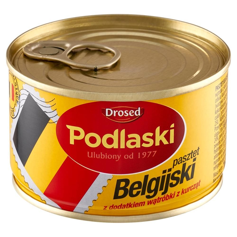 Podlaski Pasztet belgijski z dodatkiem wątróbki z kurcząt 160 g