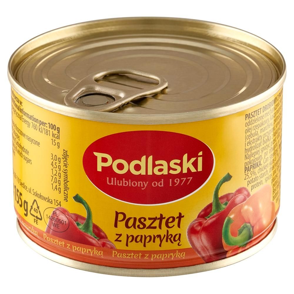 Podlaski Pasztet z papryką 155 g