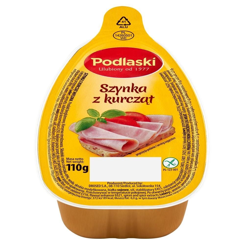 Podlaski Szynka z kurcząt 110 g