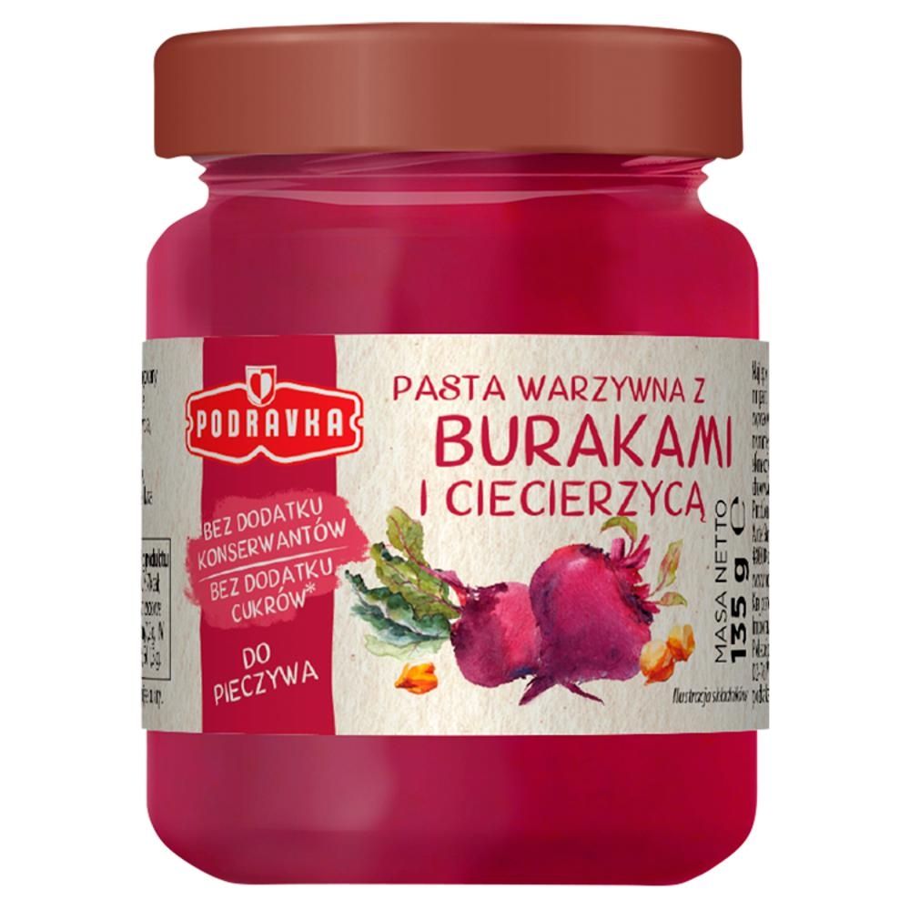 Podravka Pasta warzywna z burakami i ciecierzycą 135 g