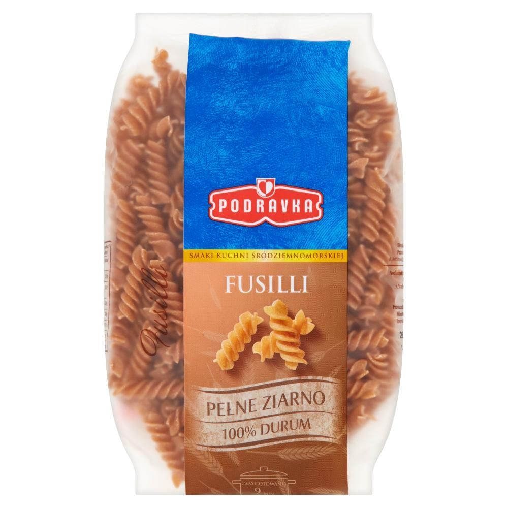 Podravka Smaki kuchni śródziemnomorskiej Fusilli Makaron 400 g