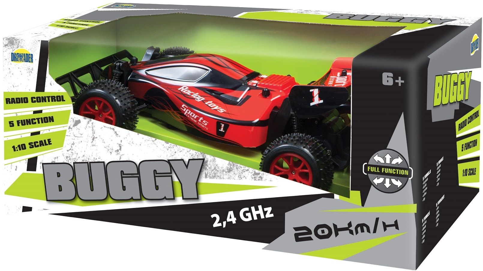 Pojazd DROMADER Buggy High Speed 2.4 GHz z ładowarką