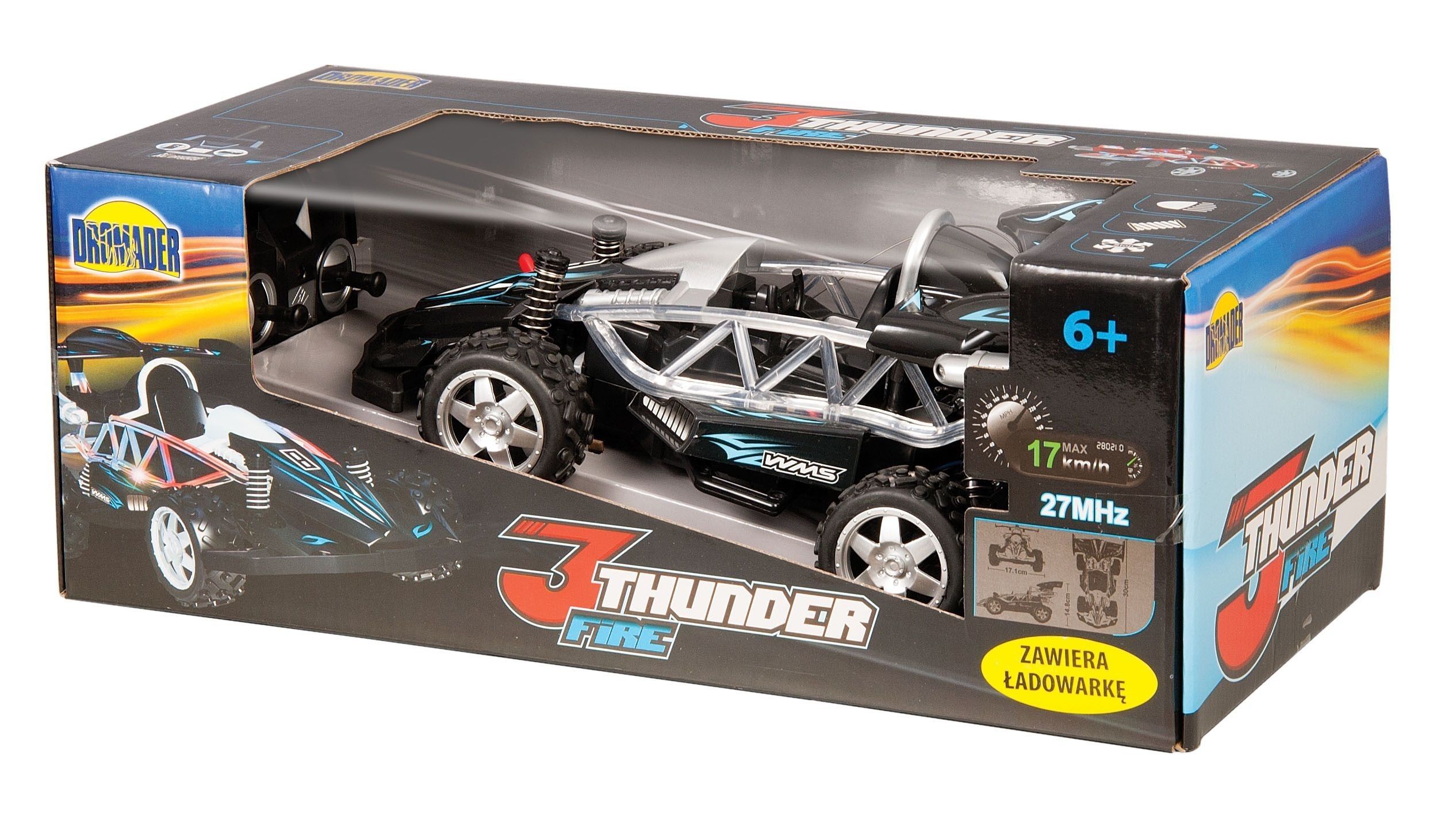 Pojazd DROMADER Samochód Buggy RC z ładowarką 130-00755