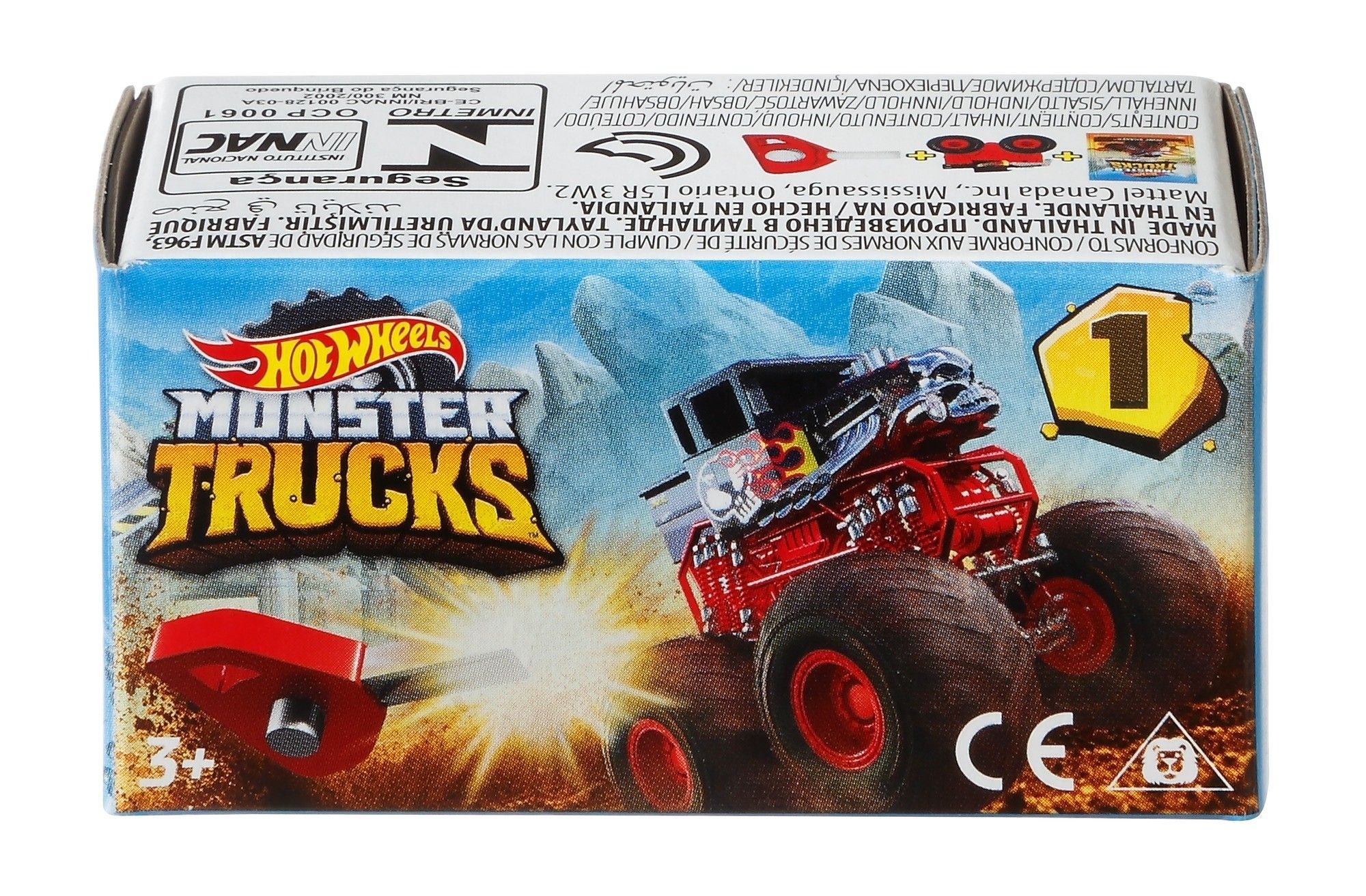 Pojazd MATTEL Monster Trucks Pojazdy niespodzianki  GBR24