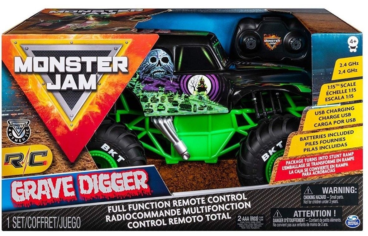 Pojazd SPIN MASTER Monster Jam 1:15 Grabe Digger 6045003