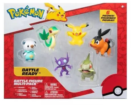 Pokémon Battle Ready Mini Figure 6-pak