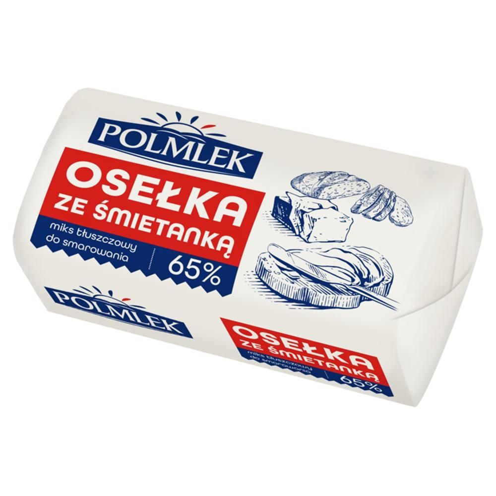 Polmlek Miks tłuszczowy do smarowania 65 % osełka ze śmietanką 275 g