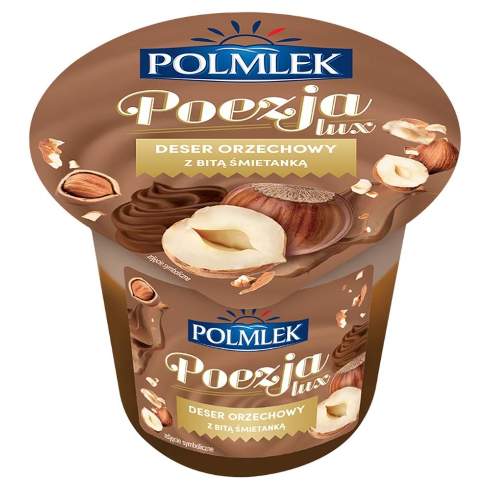 Polmlek Poezja Lux Deser orzechowy z bitą śmietanką 180 g