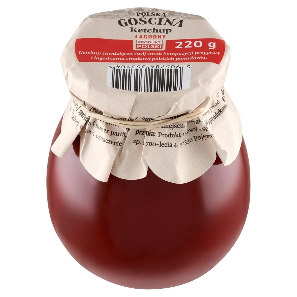 Polska gościna Ketchup łagodny 220 g