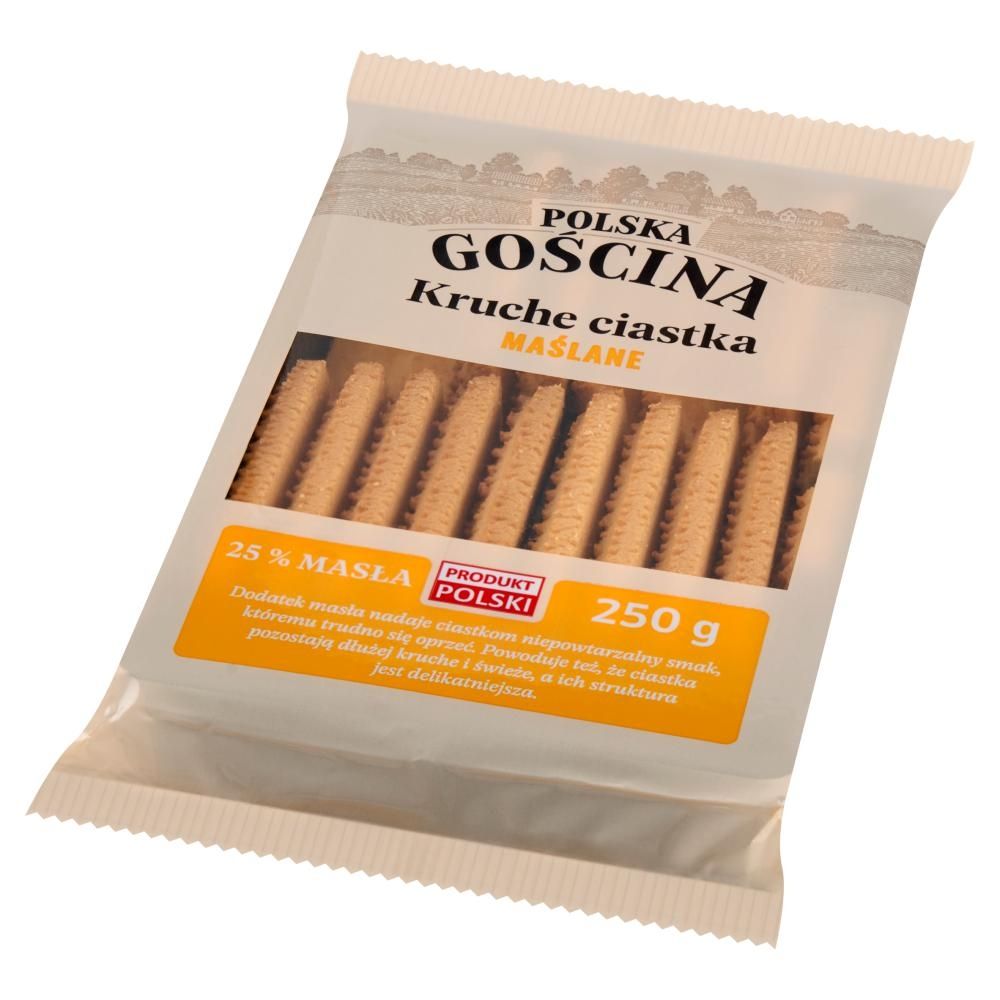 Polska gościna Kruche ciastka maślane 250 g