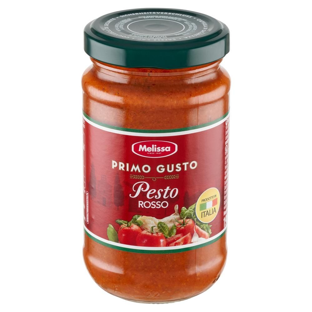 Melissa Primo Gusto Gotowy sos pesto z pomidorami i bazylią 190 g