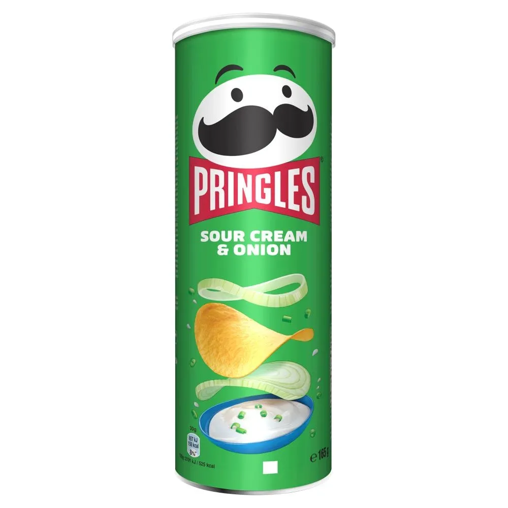 Pringles Sour Cream & Onion Chrupki 165 g