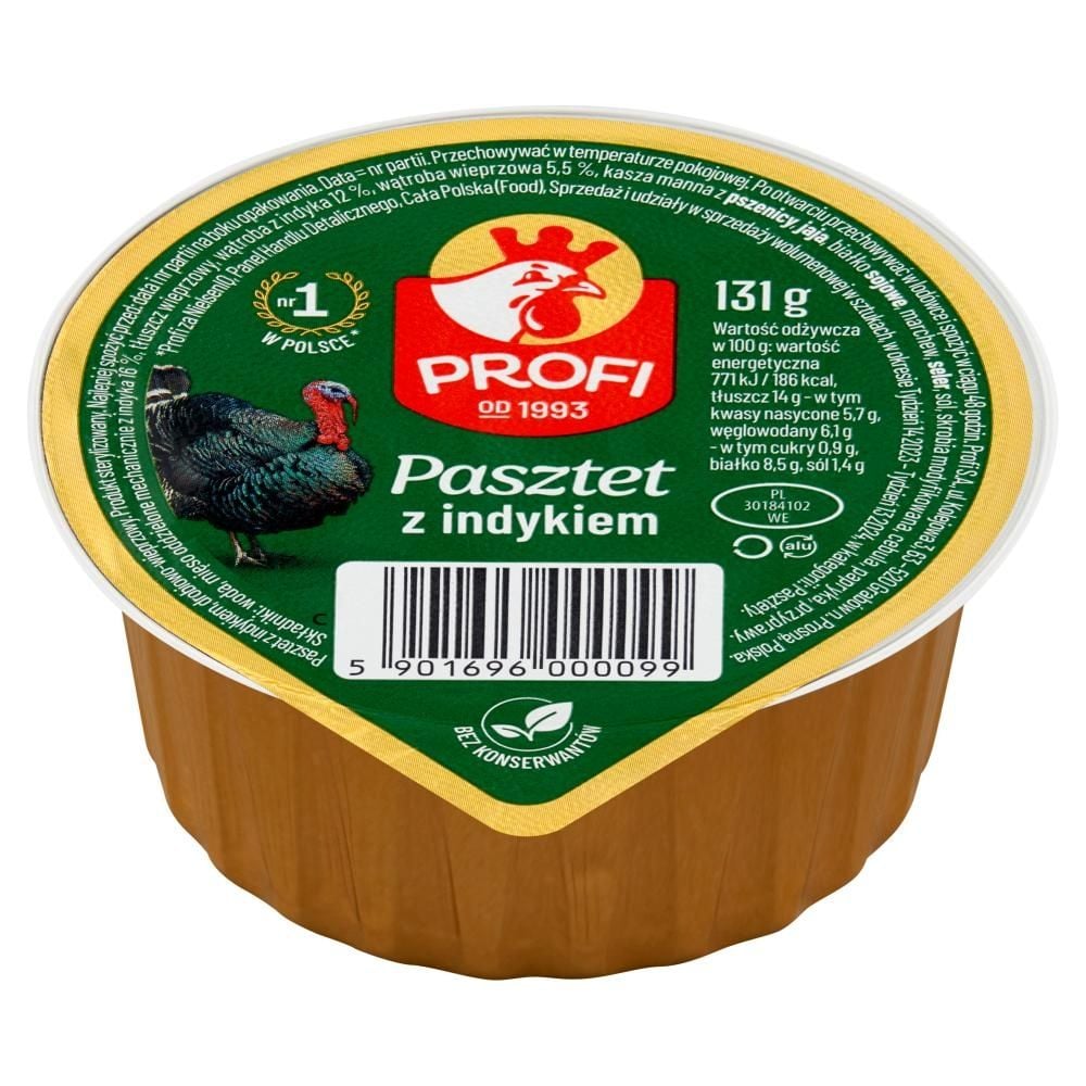 Profi Pasztet z indykiem 131 g