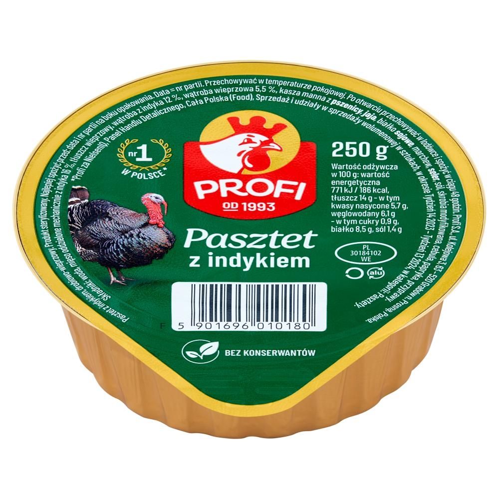 Profi Pasztet z indykiem 250 g