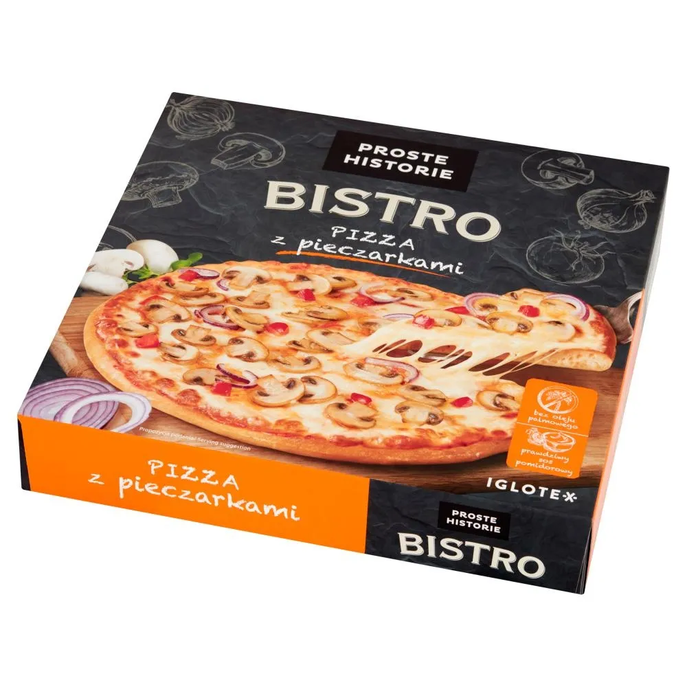 Proste Historie Bistro Pizza z pieczarkami 415 g