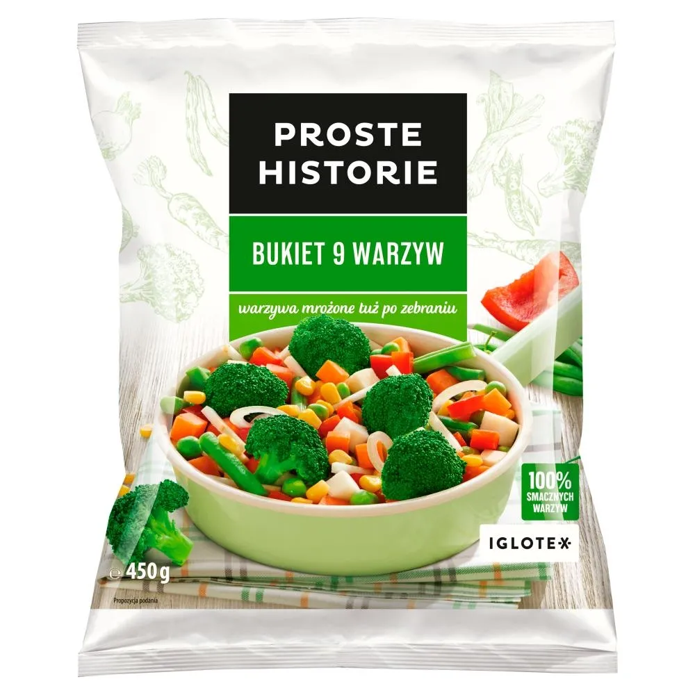 Proste Historie Bukiet 9 warzyw 450 g