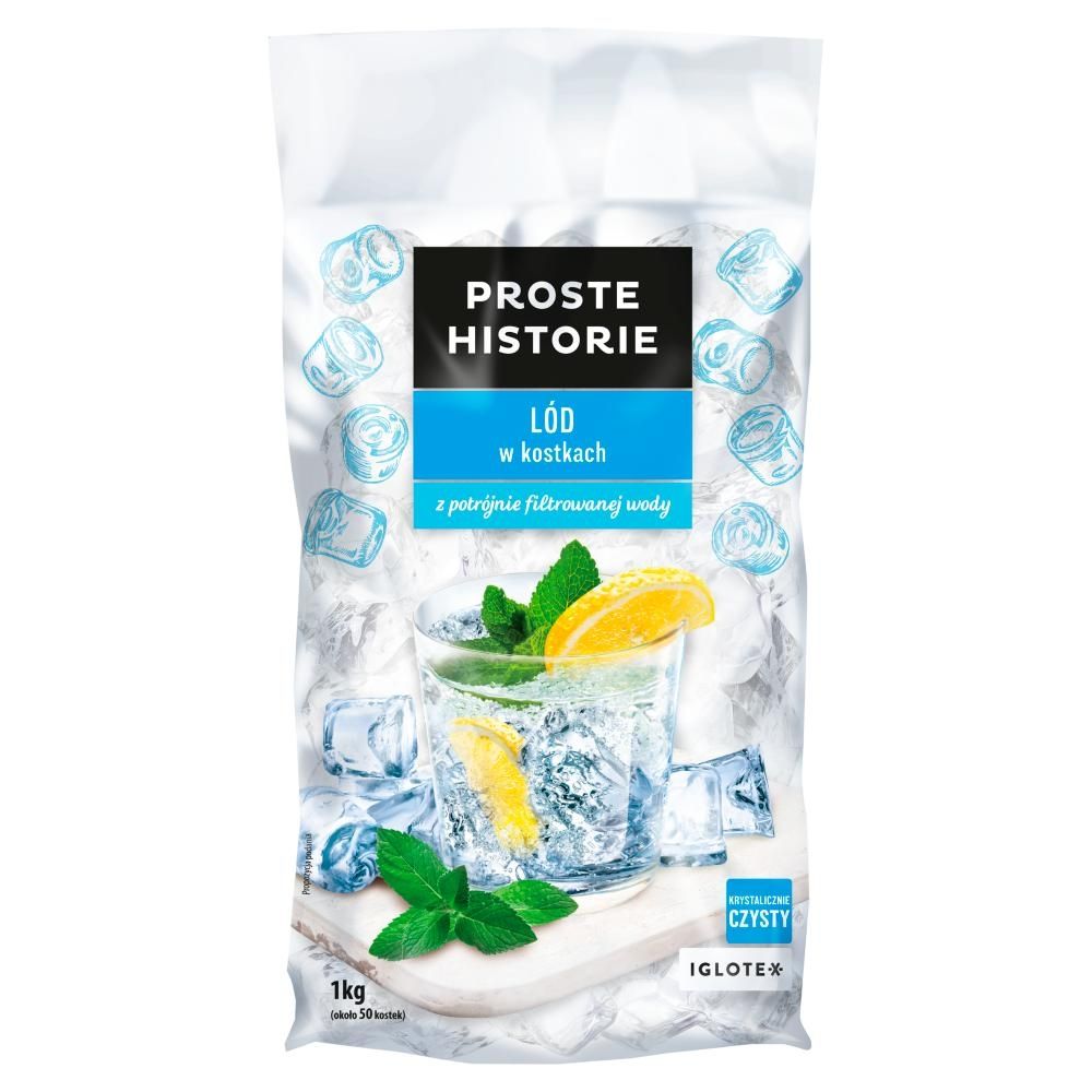 Proste Historie Lód w kostkach 1 kg