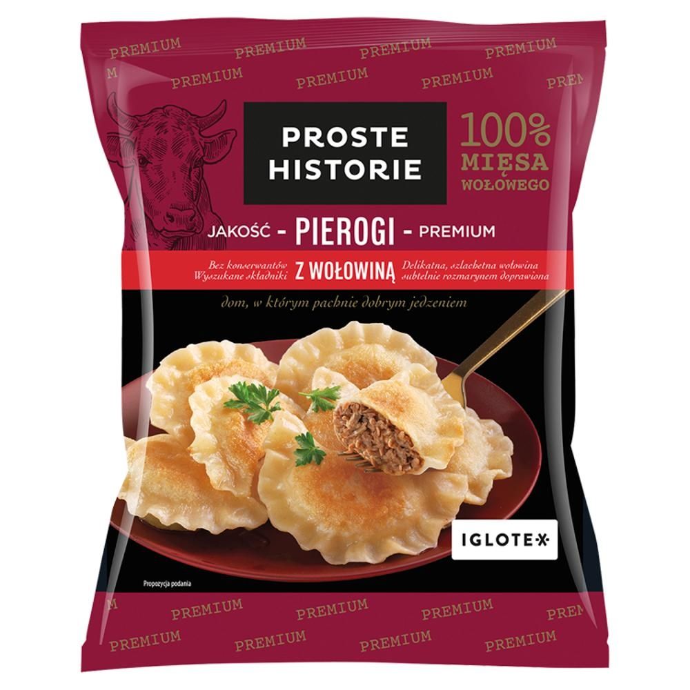 Proste Historie Pierogi premium z wołowiną 400 g