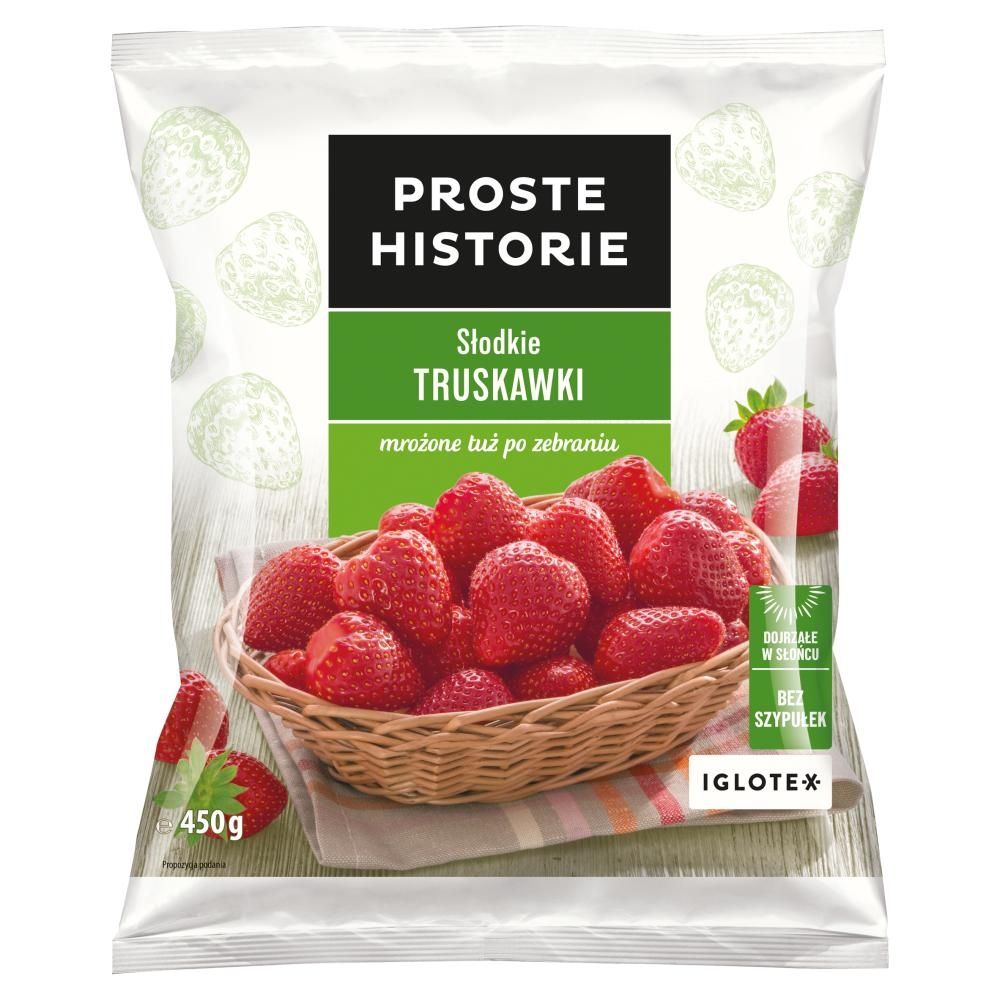 Proste Historie Słodkie truskawki 450 g