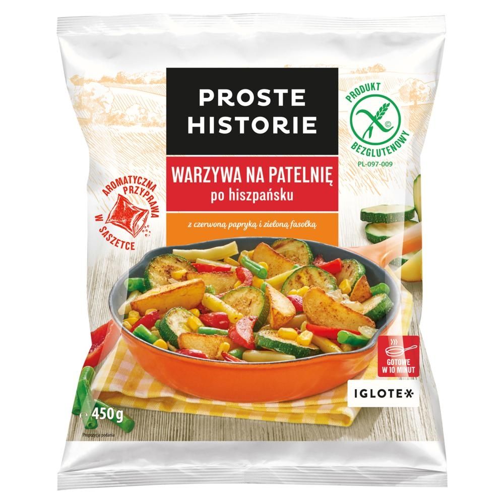 Proste Historie Warzywa na patelnię po hiszpańsku 450 g