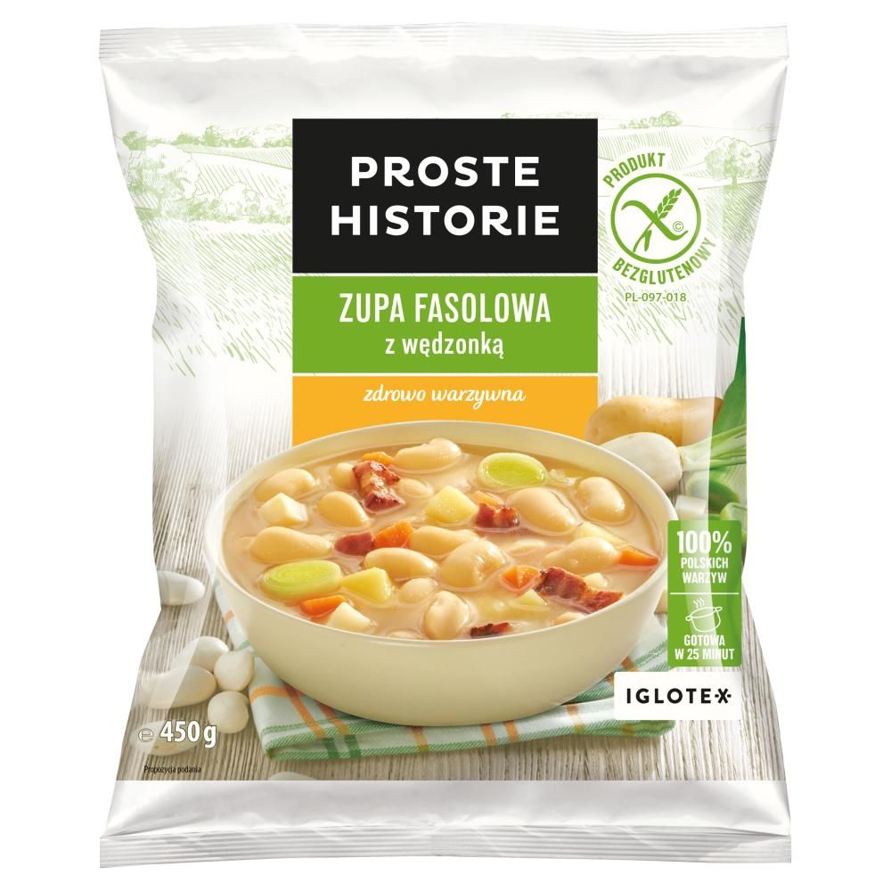 Proste Historie Zupa fasolowa z wędzonką 450 g