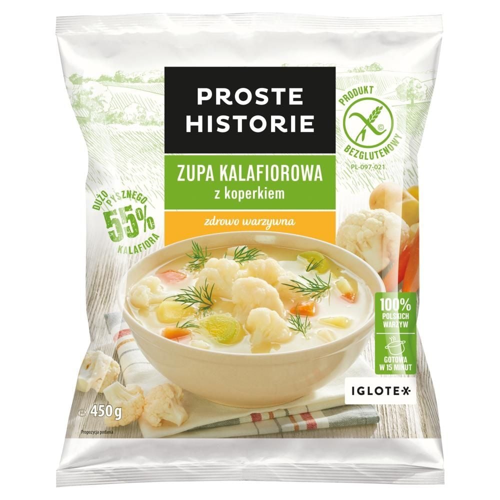 Proste Historie Zupa kalafiorowa z koperkiem 450 g