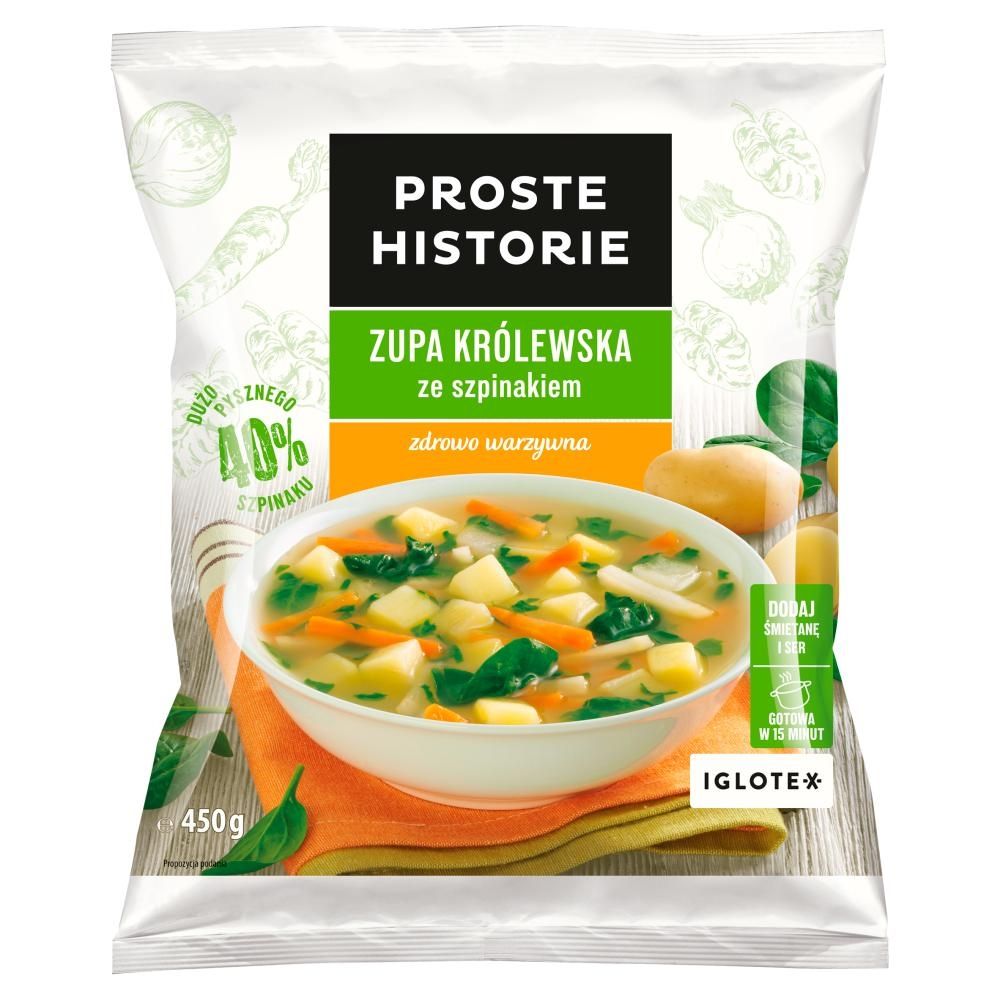 Proste Historie Zupa królewska ze szpinakiem 450 g