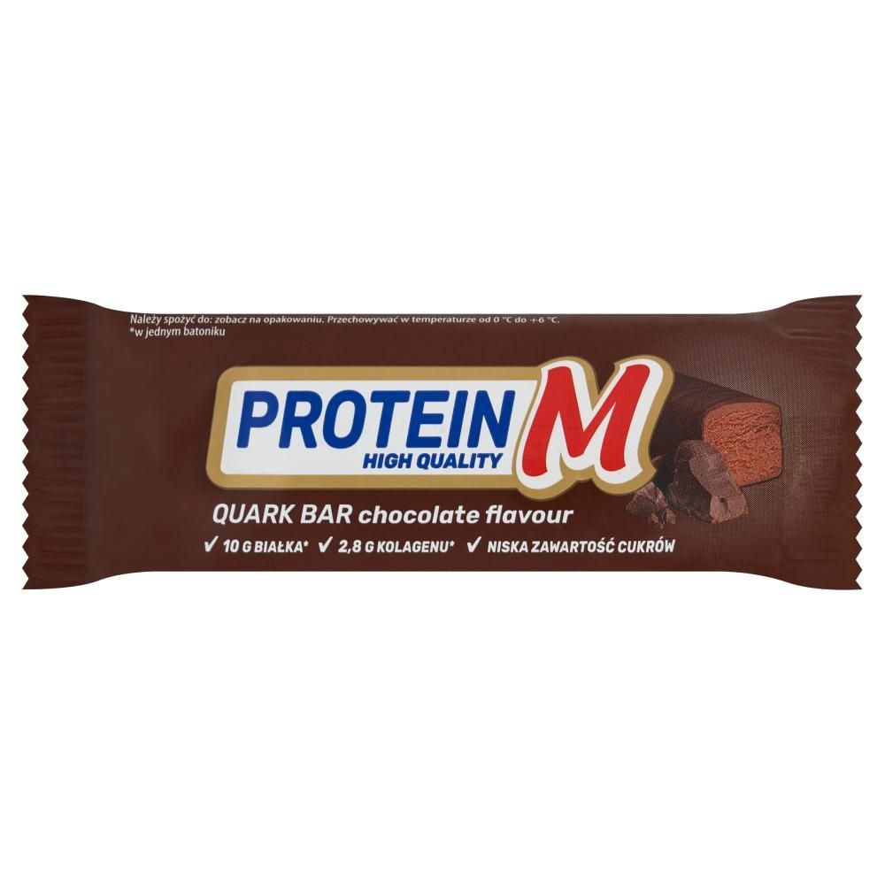 Protein M Batonik z masy twarogowej o smaku kakaowym z kolagenem 40 g