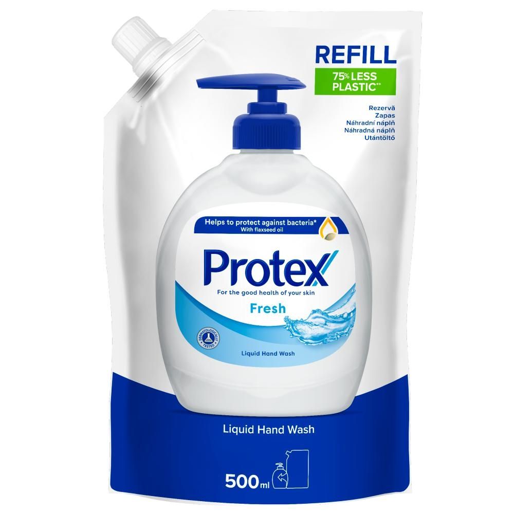 Protex Fresh Mydło do rąk w płynie z olejem lnianym 500 ml