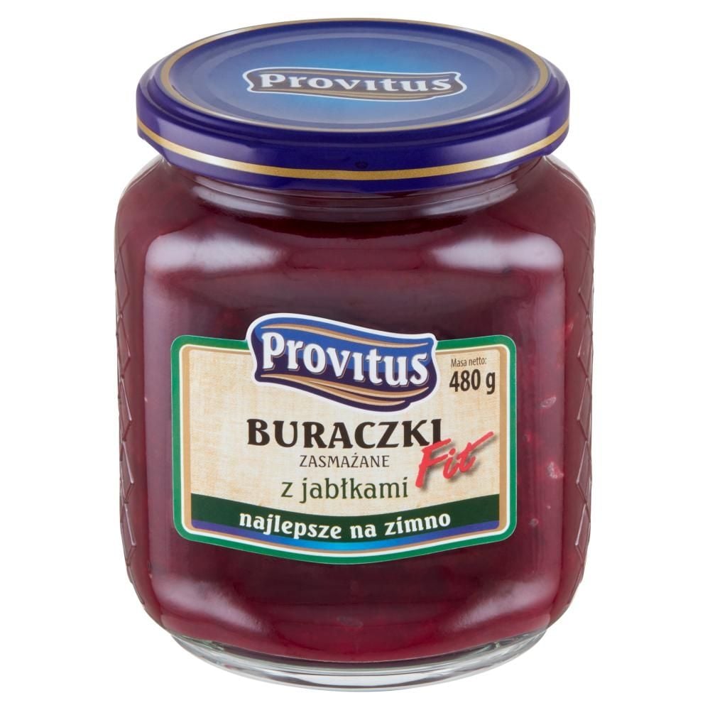 Provitus Fit Buraczki zasmażane z jabłkami 480 g