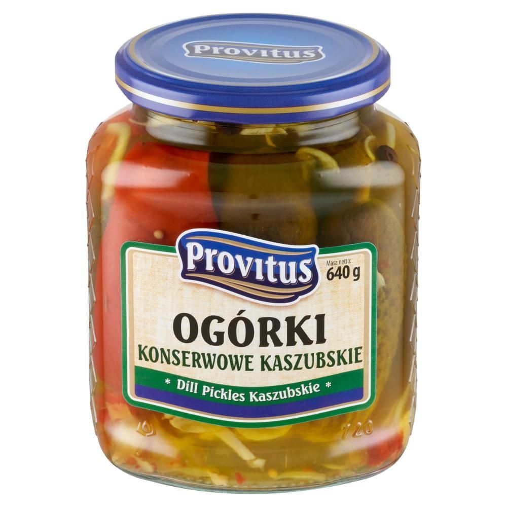 Provitus Ogórki konserwowe kaszubskie 640 g