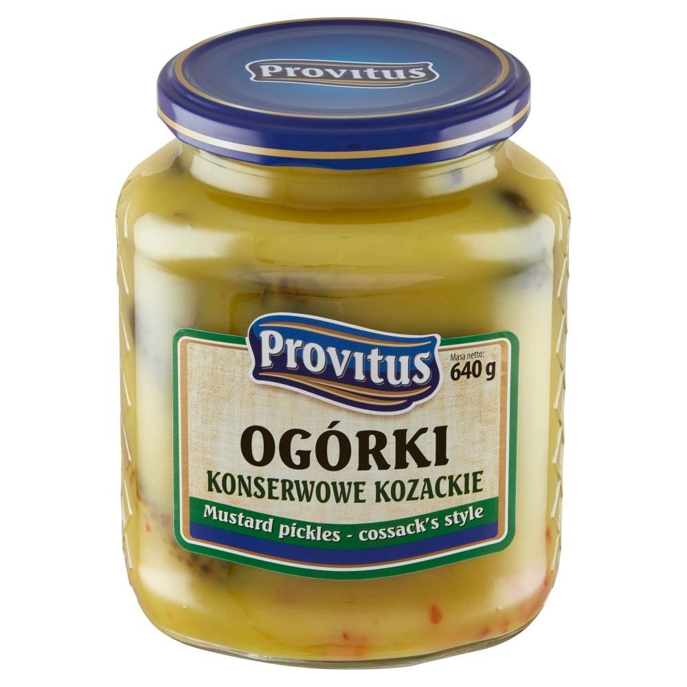 Provitus Ogórki konserwowe kozackie 640 g