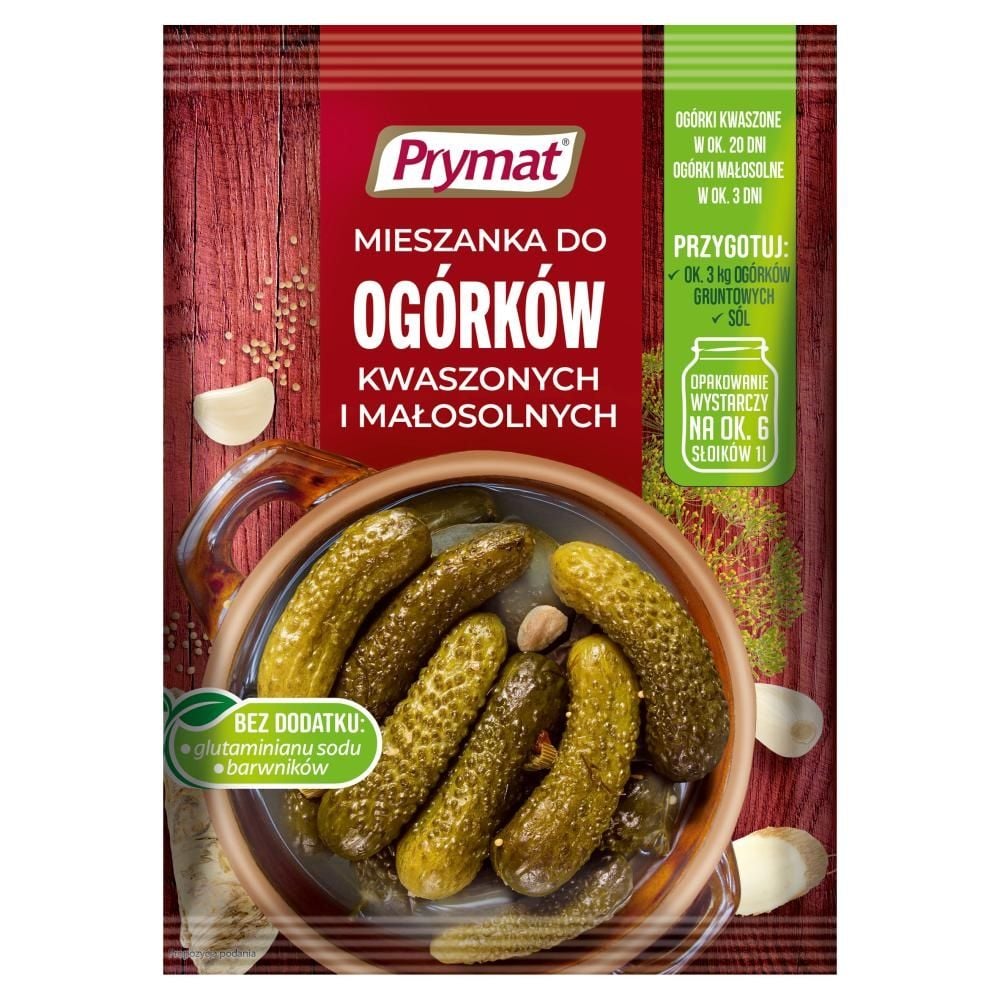 Prymat Mieszanka do ogórków kwaszonych i małosolnych 40 g