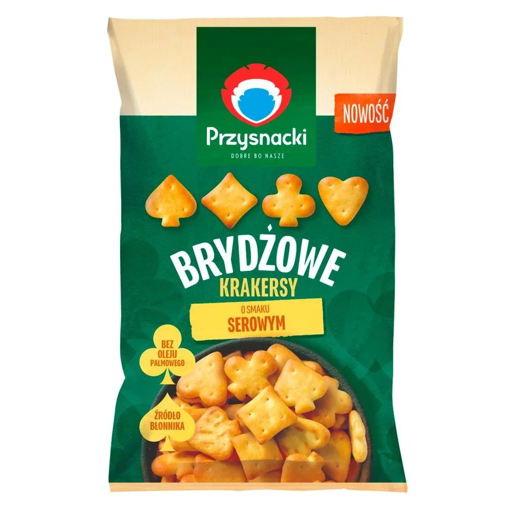 Przysnacki Brydżowe krakersy o smaku serowym 100 g