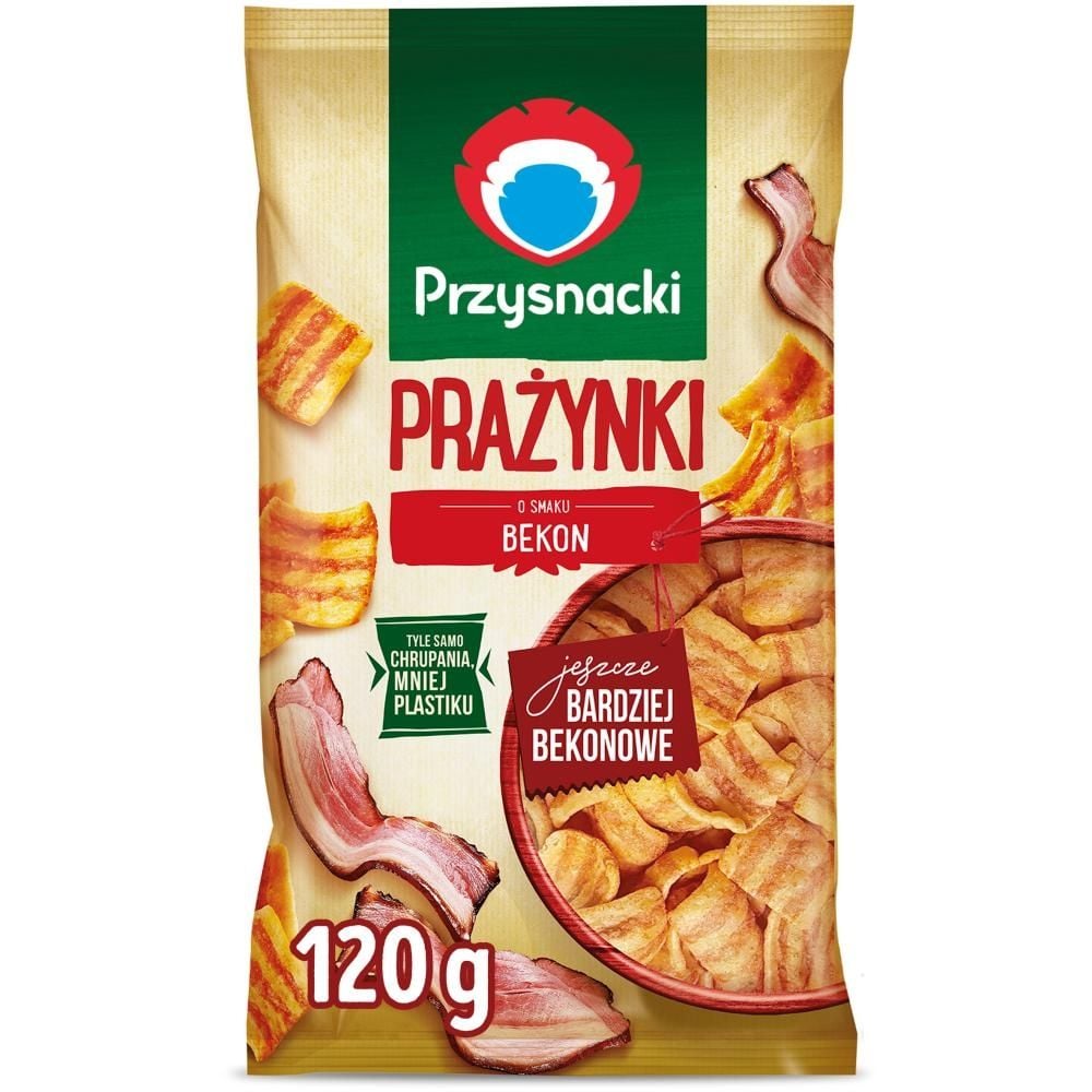 Przysnacki Prażynki o smaku bekon 120 g