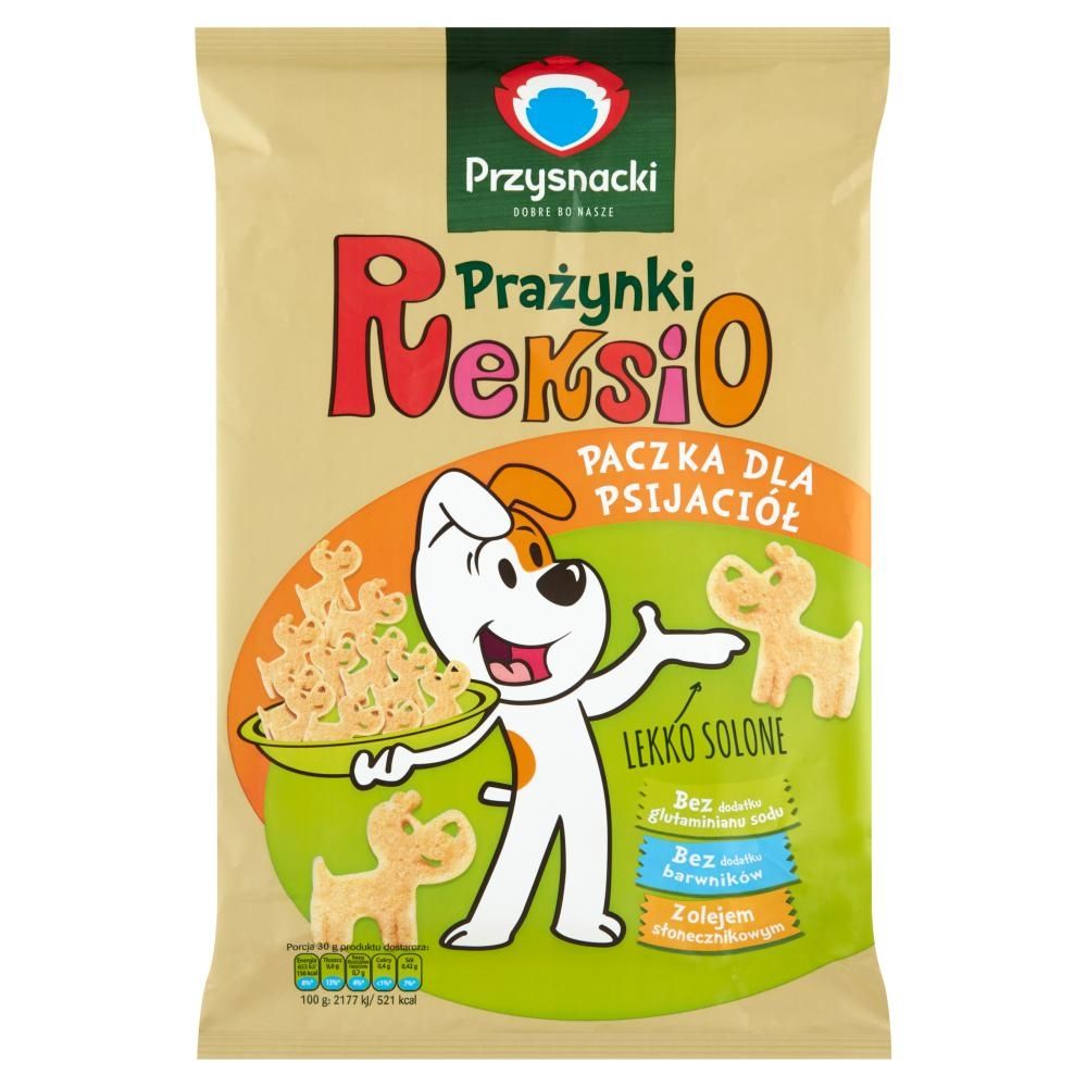 Przysnacki Reksio Prażynki lekko solone 150 g